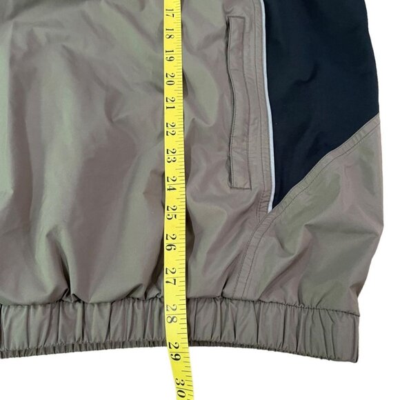 FootJoy DryJoys Windbreaker Men’s Size Large Brown Black Golf Jacket 1/2 Sleeve - Picture 4 of 5